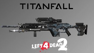 『Left 4 Dead 2』-  C1M2 Gameplay with Titanfall D-101 Longbow DMR (Mod link in the description)