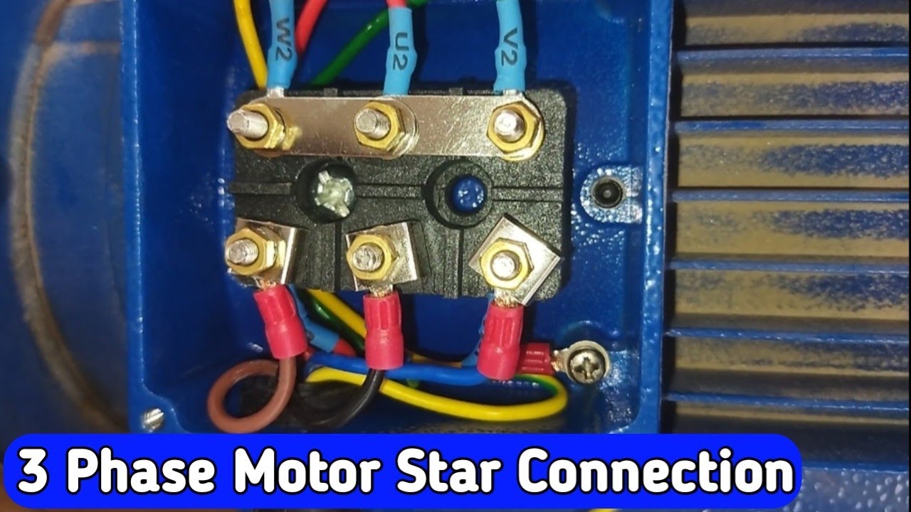 How To Proper Star Connection 3 Phase Motor How To Proper Star Connection 3 Phase Motor