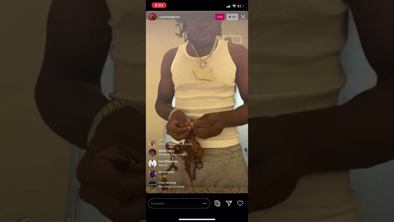 COACH DA GHOST SAYS ITS 5K FOR A FEATURE, NEW HEAT COMING THIS WEEK