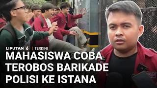 Tolak BBM Nonsubsidi Naik & Evaluasi Program MBG, Demo Mahasiswa Jakarta Sempat Memanas | Liputan 6