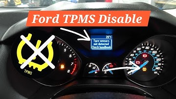 How to Disable TPMS (Tyre Pressure Monitoring System)on Ford Focus Using FORScan Step-by-Step Guide