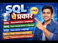 SQL चे प्रकार (Categories of SQL Commands)