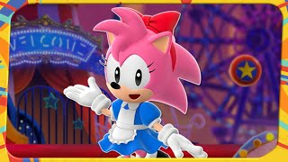 Sonic Superstars - Pinball Carnival Zone (IHOP Amy gameplay)