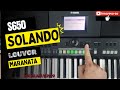 Tu és a minha luz e a minha salvação/Maranata - ministério Avivah teclado Ritmo gospel no teclado