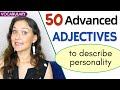 50 Advanced Adjectives to Describe Personality | English vocabulary