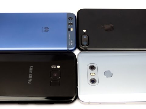 Samsung Galaxy S8+ vs iPhone 7 Plus vs Huawei P10 vs LG G6