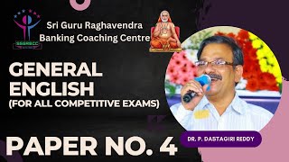 #GENERAL ENGLISH PAPER NO:4# FOR ALL COMPETITIVE EXAMINATION# BY OUR CHAIRMAN# Dr. P DASTAGIRI REDDY screenshot 5