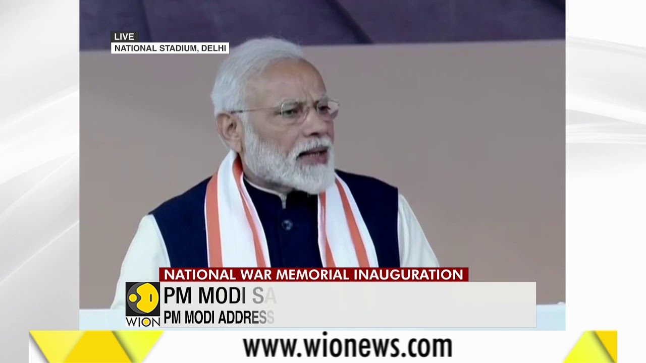 PM Narendra Modi addresses gathering at National War Memorial inauguration