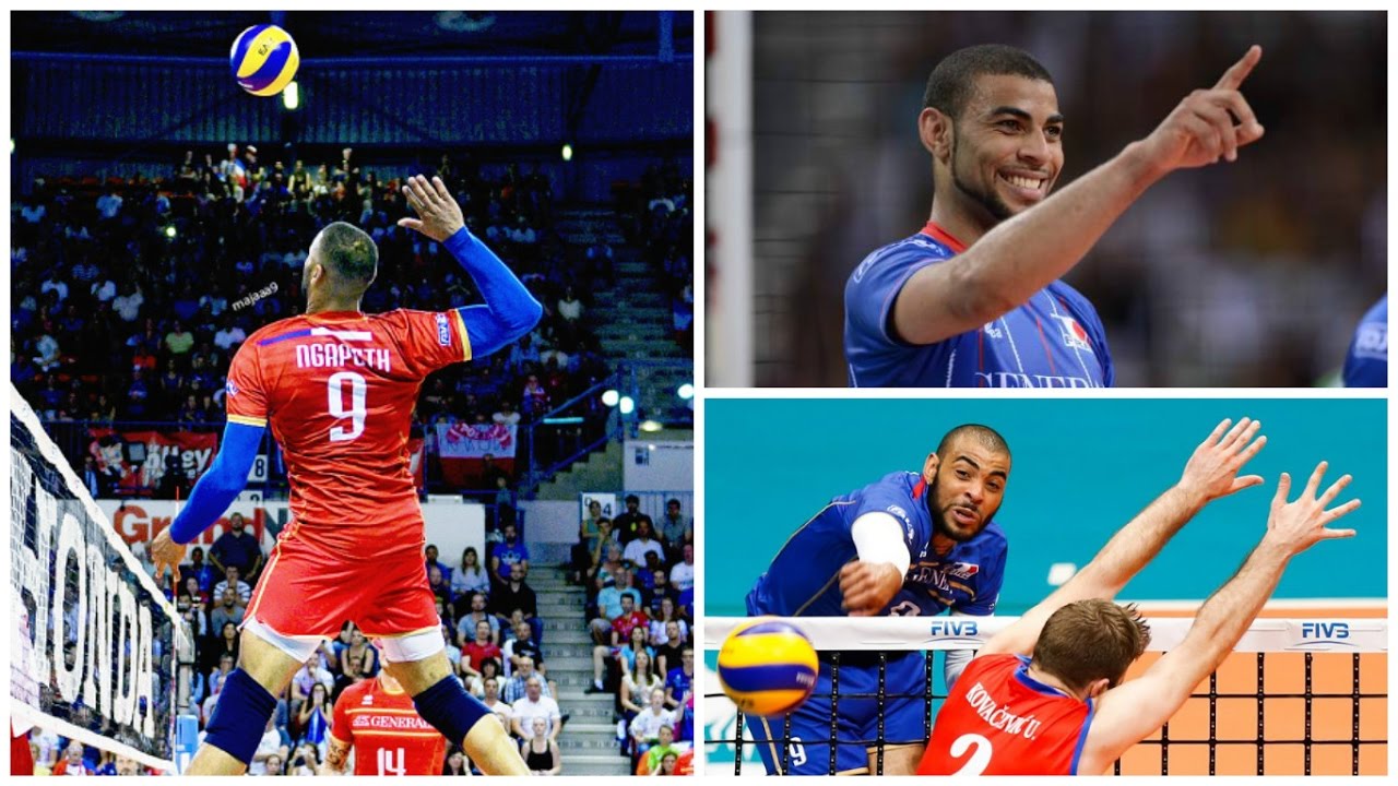 Earvin N'Gapeth Top 10 Volleyball Attack on Line | Powerful Spike [VM ...