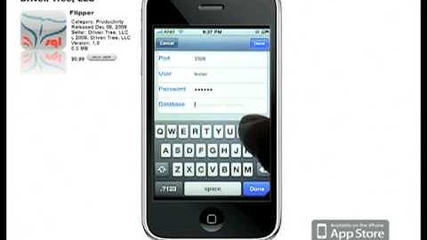 Flipper the iPhone MySQL Client