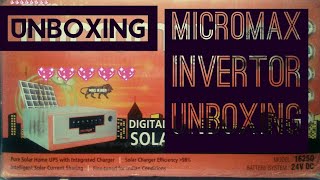 Micromax microlyte invertor unboxing