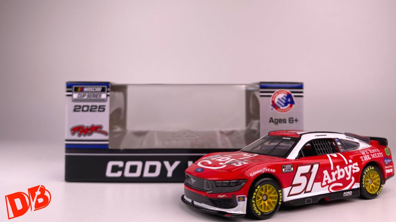 2025 CODY WARE ARBY'S FORD MUSTANG DIECASTBUFFET NASCAR DIECAST