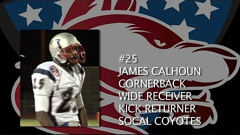 James Calhoun 25 CB-WR-KR SoCal Coyotes
