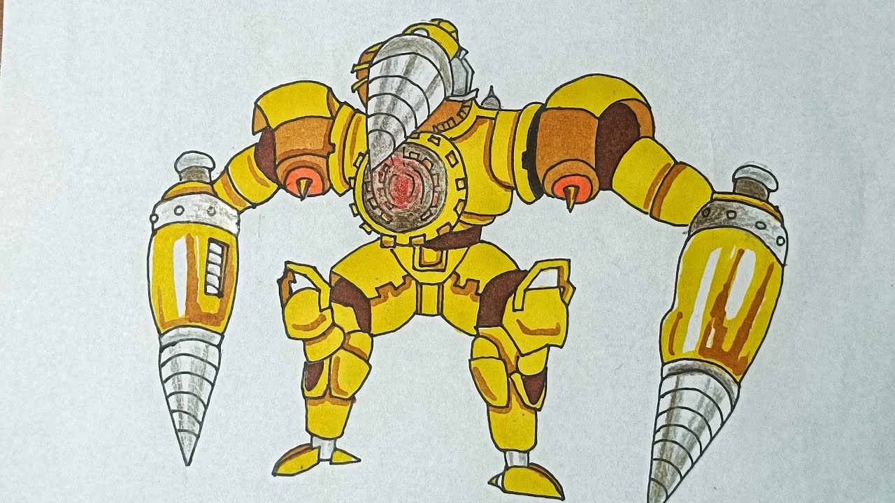 Draw titan drill man in Skibidi Toilet YouTube