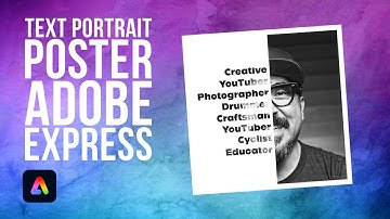 Creating Stunning Text Portrait Art Using Adobe Express