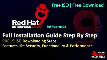 Redhat RHEL 9 Full Version Installation Guide Step By Step | RHEL 9 ISO Downloading | New  Features