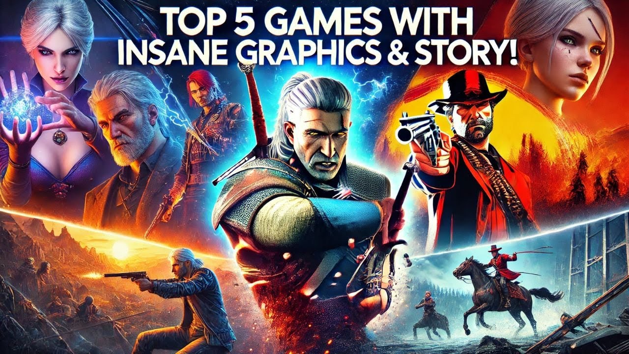 Different Game Graphics Examples Top 5 Game on graphics and story🤩 - YouTube