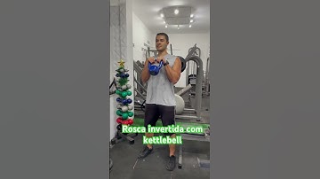 Rosca invertida com kettlebell - prof. Matheus Gomes
