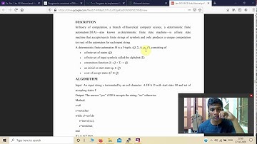 Experiment no5 | simulation of dfa using c++
