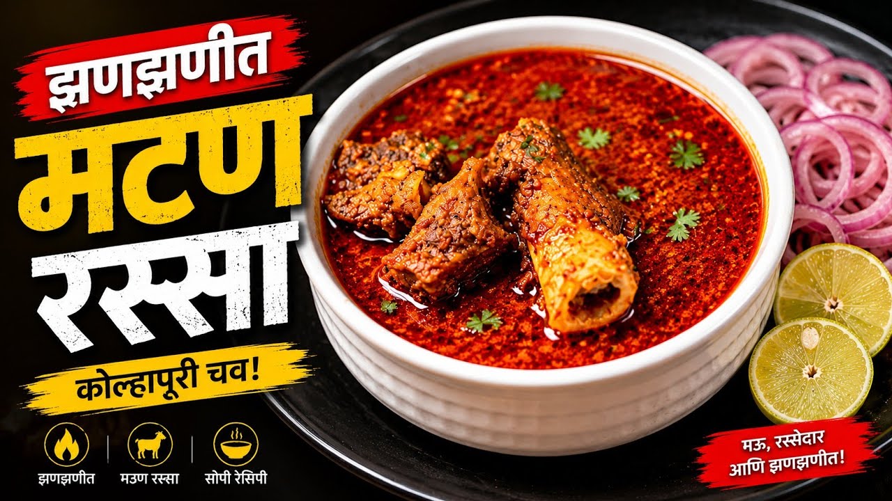 Mutoon Rasa 🔥 झणझणीत मटण रस्सा | kolhapuri Mutton Rassa Recipe - YouTube