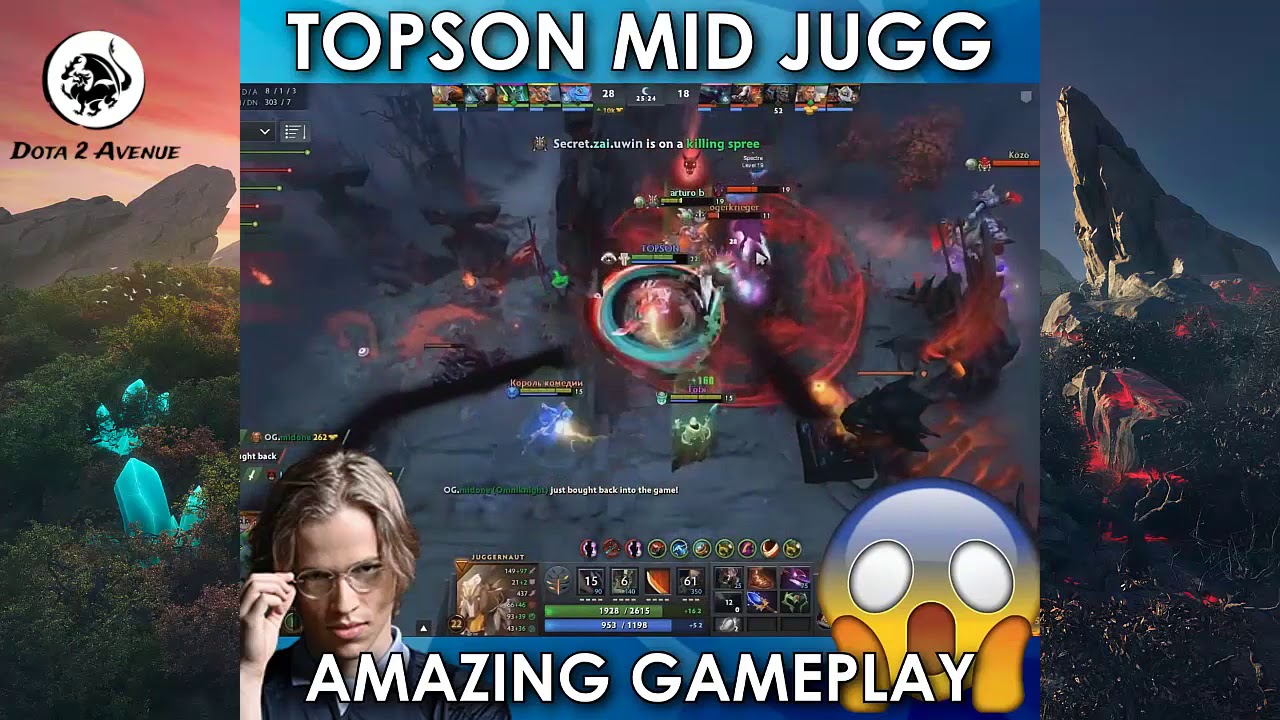 TOPSON Mid Juggernaut | Dota 2 Gameplay