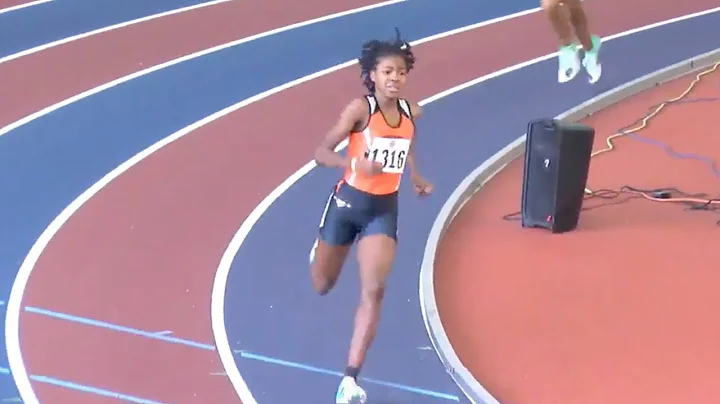 11-Year-Old Damira Allen Crushes 60 Second 400m!