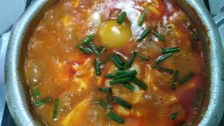 Sundubu Jjigae Simple Recipe | Soft Tofu Spicy Stew 순두부찌개 간단 레시피