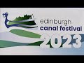 Edinburgh canal festival june 2023