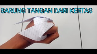 CARA MEMBUAT MAINAN SARUNG TANGAN DARI KERTAS