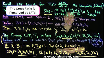 Linear Fractional Transformations Preserve the Cross Ratio