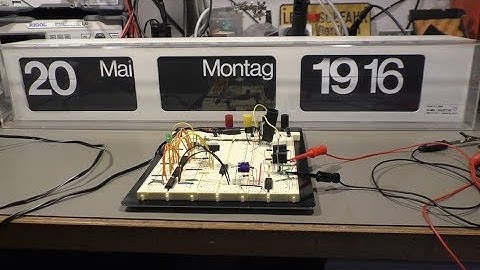 Building a quartz master clock for my Solari slave - (PWJ143)