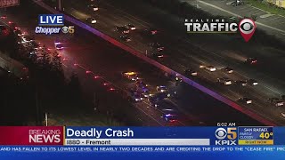 COMMUTE CRASH:  Deadly crash forces closure of northbound lanes on 880