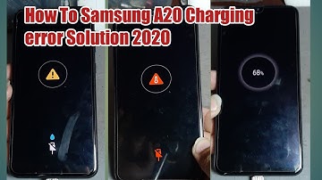 How To Samsung A20 A30 A50 Charging / error Solution Problem 2020