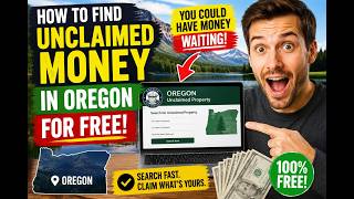 How to find unclaimed money in Oregon for free