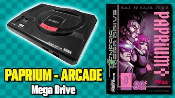 PAPRIUM (Arcade Mode) - Mega Drive (Real Console + Mega Everdrive Pro by RGB - Retrotink 5X Pro)