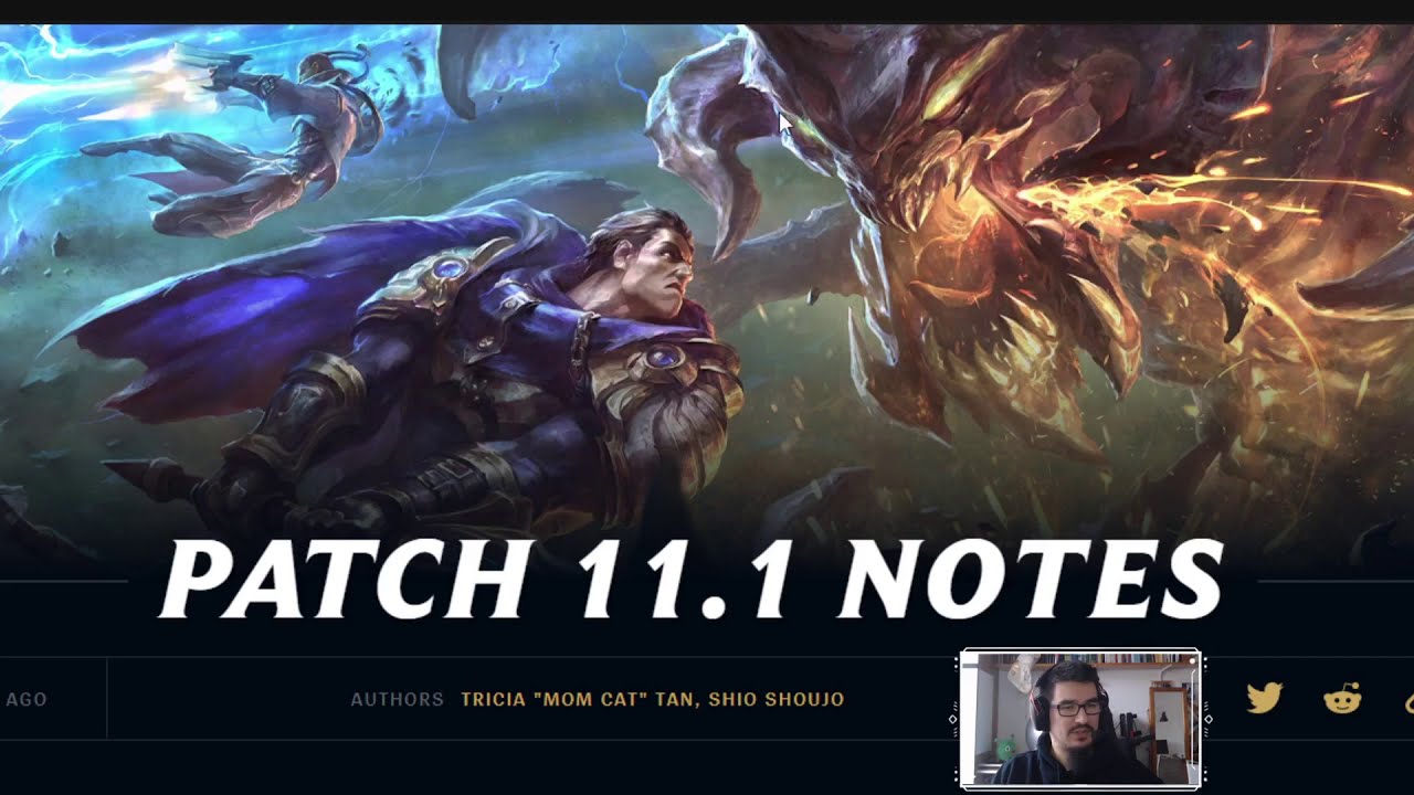 Lol Notepads LoL Note Patch 11.1 - La nuova stagione inizia così - YouTube