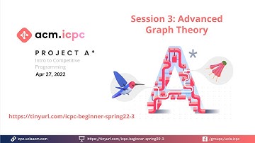 ACM ICPC | Beginner Track++ Spring 22 #3: Advanced Graph Theory