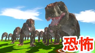 人目線でいろんな生物の群れに襲われる恐怖を体験しよう！【 Animal Revolt Battle Simulator 】