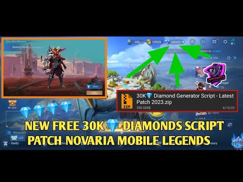 New Free 30k💎 Diamonds Script Patch Novaria | Mobile Legends