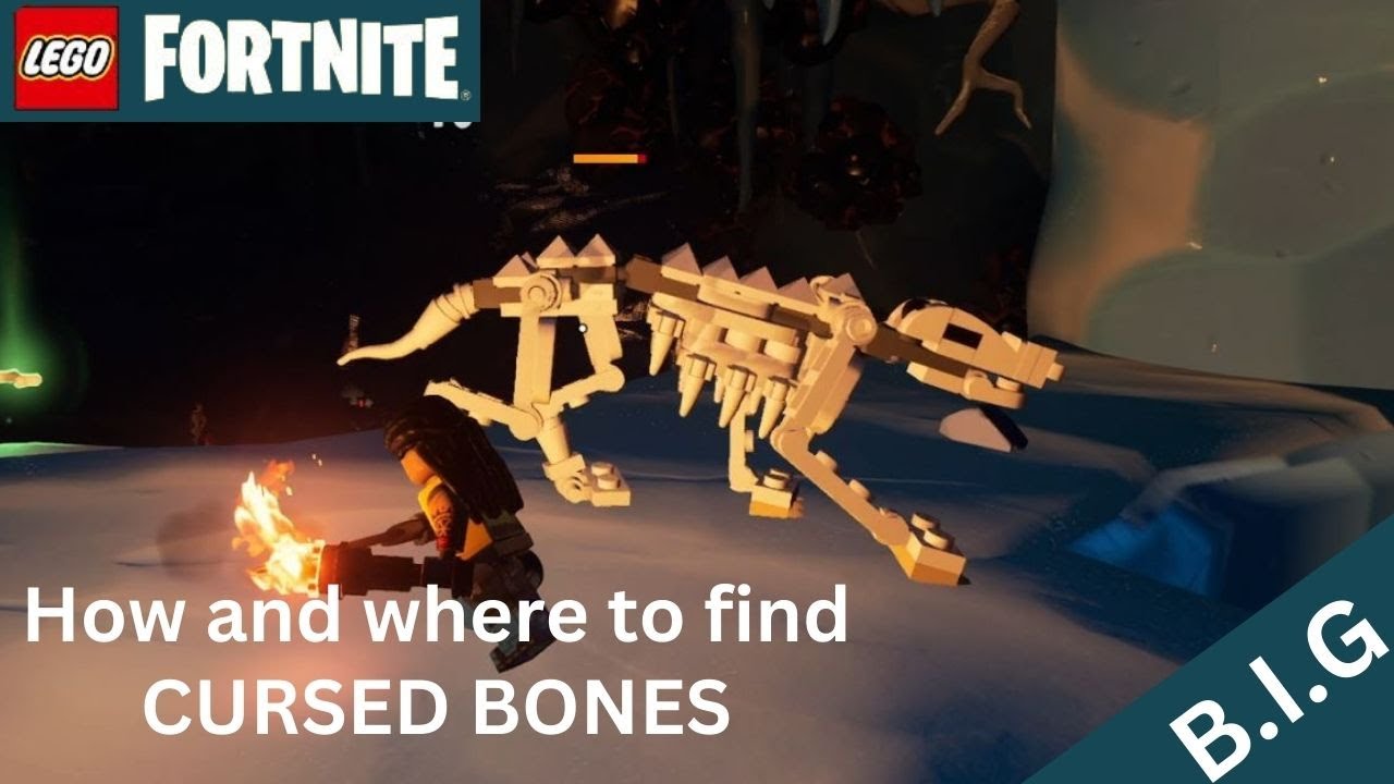 LEGO Fortnite How to find / Where to get CURSED BONES YouTube