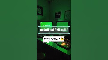 Why Do We Have Both null and undefined in JavaScript?