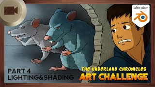 Hide and Seek | PART 4 - Lighting and Shadow | BLENDER TWITCH STREAM