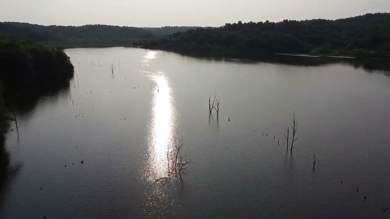 Fishing WV, Elk Fork Lake Fly over
