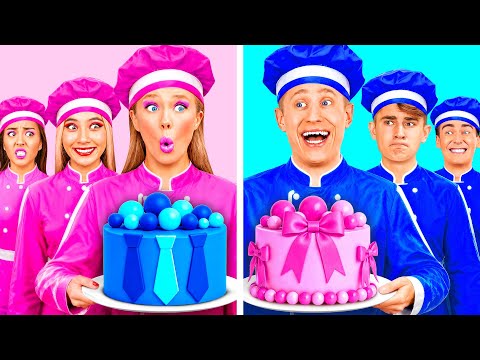 Boys VS Girls Cooking Challenge | Amazing Kitchen Recipes