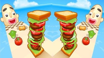 Sandwich Runner - Gameplay Walkthrough - All Levels (131-151) IOS, Android