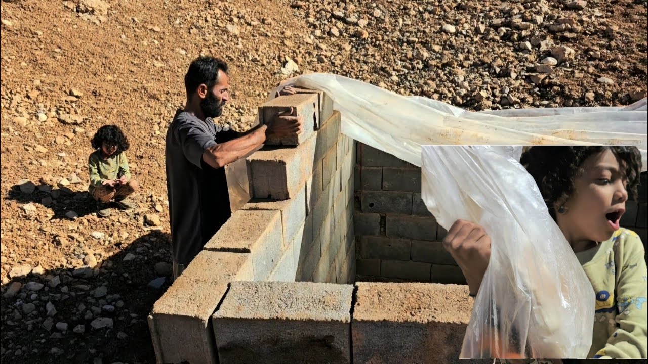 Building a hut|Going to see Zainab's lawyer to get the house back!😱🔥