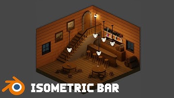 Isometric Bar - TimeLaps - BLENDER