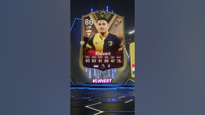 Kluivert wc 06 fifa online3 review năm 2024