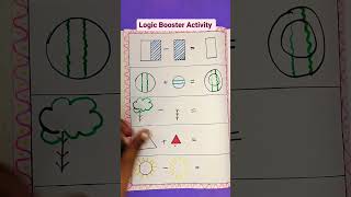Logic Booster activity for kids/ enhance Logical reasoning/cognitive skills/problem solving#yt