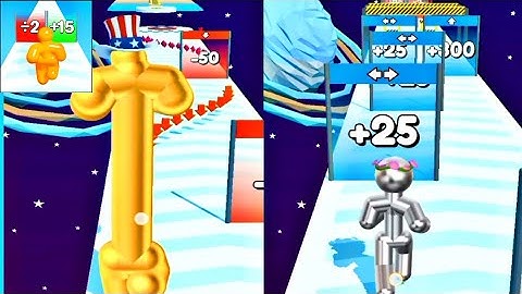 Tall man run gameplay all levels - walkthrough ( android iOS ) part 9 - New update